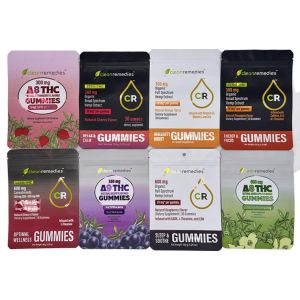 Clean Remedies Delta 8 600mg THC Gummies Mylar Bags